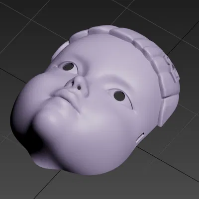 Mặt nạ búp bê Squid Game - Mô hình 3D độc đáo