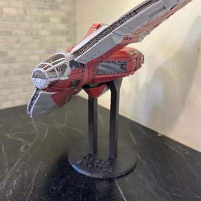 Stand cho Jazwares Micro Galaxy Squadron T-6 Jedi Shuttle