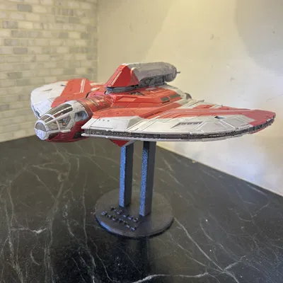 Stand cho Jazwares Micro Galaxy Squadron T-6 Jedi Shuttle