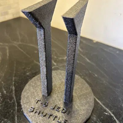 Stand cho Jazwares Micro Galaxy Squadron T-6 Jedi Shuttle