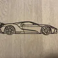 Tranh Treo Tường Siêu Xe Ford GT 2022 - Đồ Trang Trí Độc Đáo - Thumbnail 2