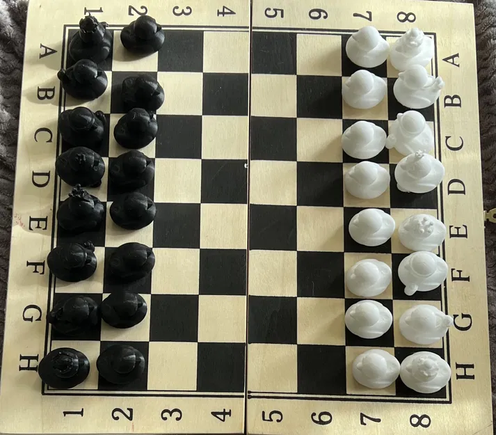 Bộ Cờ Vua Hình Vịt 3D Đáng Yêu - Quà Tặng Độc Đáo - Image 2