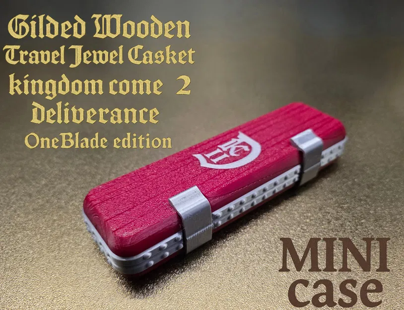 Hộp Đựng Dao Cạo OneBlade KC2D Mạ Vàng Phong Cách Cổ - Image 2