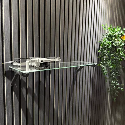 Kệ Treo Cho Acoustic Wall Panel Shelf (Dùng Kệ Kính IKEA BESTÅ)