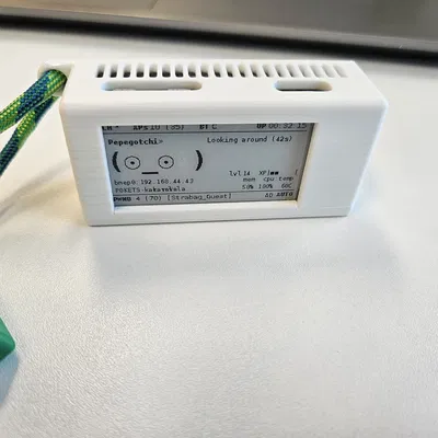 Slim Pwnagotchi + UPS Lite Case (Case mỏng cho Waveshare V4 + UPS Lite)