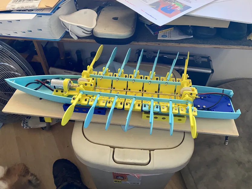 Thuyền Chèo Máy Module (Modular Motorised Rowboat) - Image 1