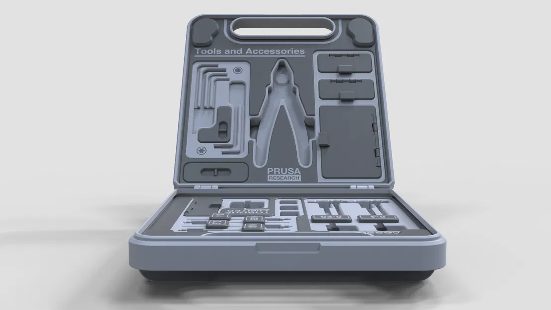 Hộp đựng dụng cụ & phụ kiện Prusa cho Mk4 (Prusa Tools and Accessories Box for Mk4) - Image 3
