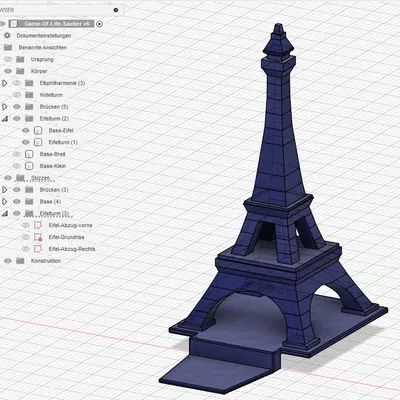 Phụ tùng thay thế Game of Life (Tháp Eiffel)