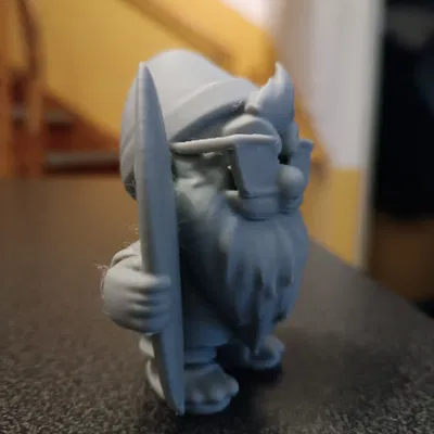 Chú Lùn Lướt Sóng Mùa Hè - Tượng Trang Trí 3D Độc Đáo