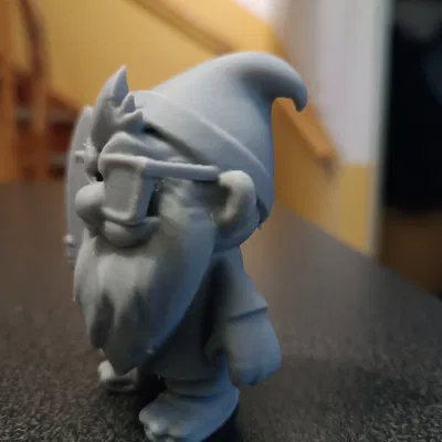 Chú Lùn Lướt Sóng Mùa Hè - Tượng Trang Trí 3D Độc Đáo