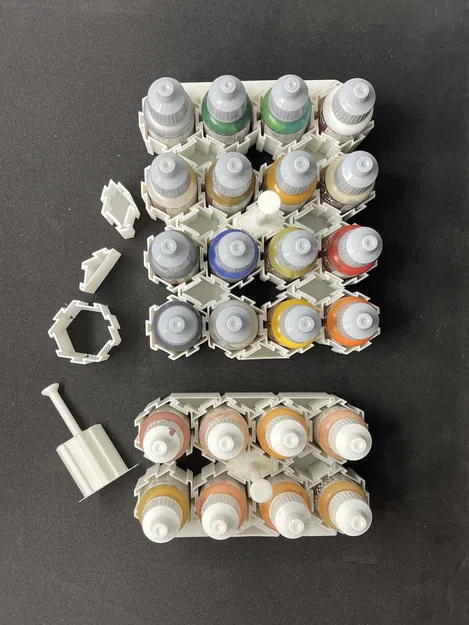 Hệ Modular Vallejo Paint Color Stand/Holder (25 mm) - Image 4