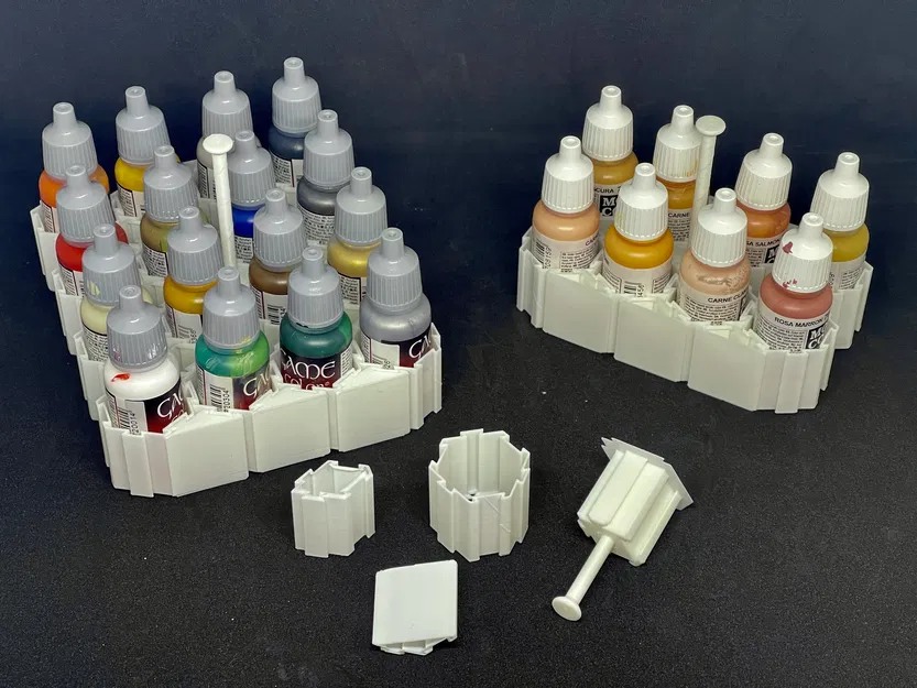 Hệ Modular Vallejo Paint Color Stand/Holder (25 mm) - Image 5