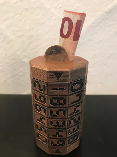 CODE CRYPTEX nhiều biến thể (6 vòng số, tuỳ chọn MAZE & money box) - Image 7