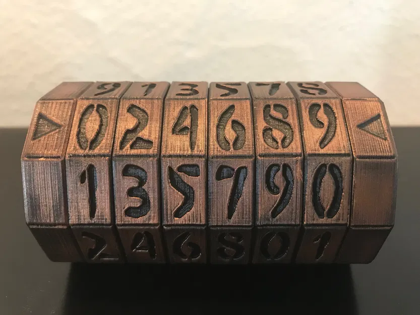 CODE CRYPTEX nhiều biến thể (6 vòng số, tuỳ chọn MAZE & money box) - Image 9