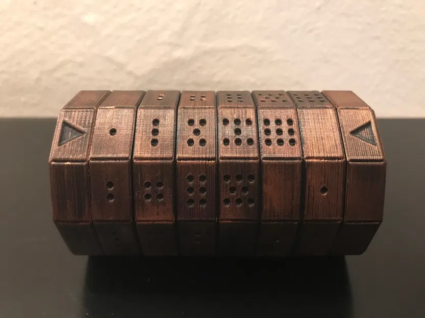 CODE CRYPTEX nhiều biến thể (6 vòng số, tuỳ chọn MAZE & money box) - Image 12