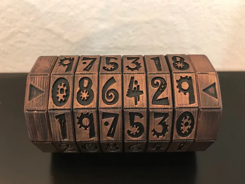 CODE CRYPTEX nhiều biến thể (6 vòng số, tuỳ chọn MAZE & money box) - Image 14