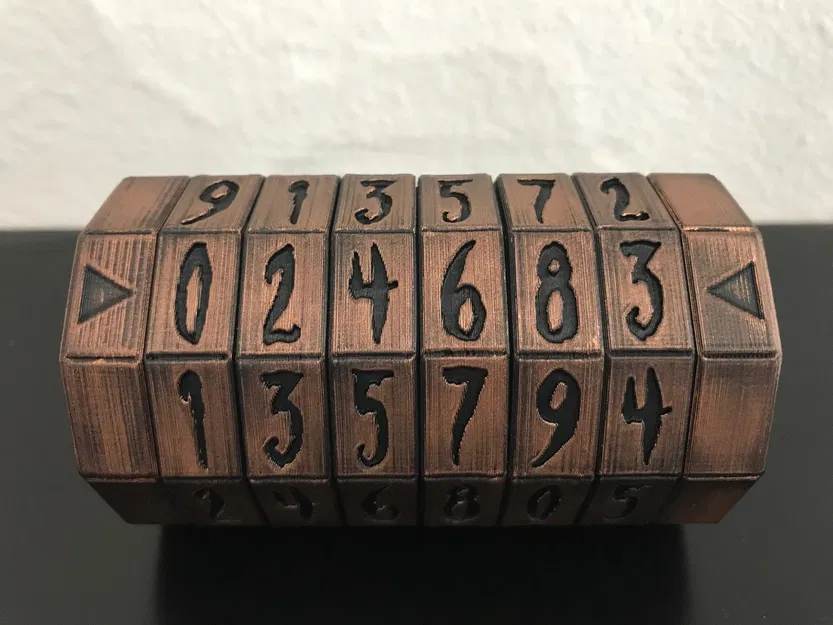 CODE CRYPTEX nhiều biến thể (6 vòng số, tuỳ chọn MAZE & money box) - Image 15
