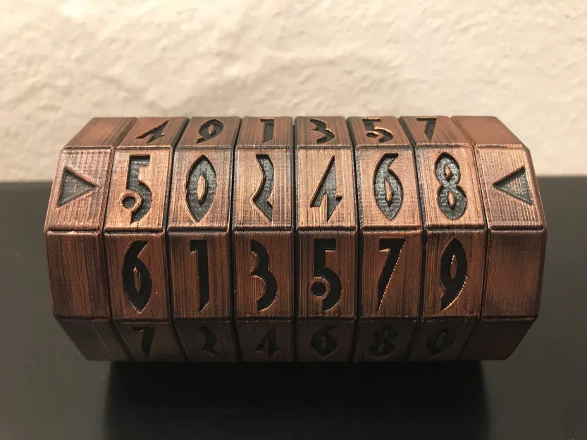 CODE CRYPTEX nhiều biến thể (6 vòng số, tuỳ chọn MAZE & money box) - Image 18