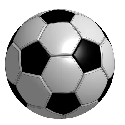 Mô Hình Trái Bóng Đá 3D (Football/Soccer Ball) - Tùy Chỉnh Kích Thước