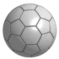 Mô Hình Trái Bóng Đá 3D (Football/Soccer Ball) - Tùy Chỉnh Kích Thước - Thumbnail 2