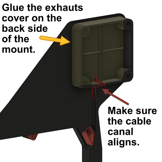 Qidi Q1 Pro - Mount gắn Nevermore V6 thay quạt exhaust - Image 3