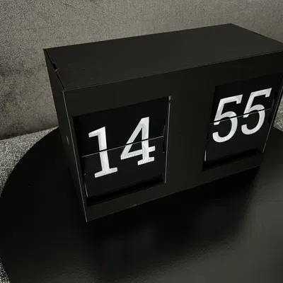 Đồng hồ Split Flap DIY: Tự làm đồng hồ lật số phong cách retro