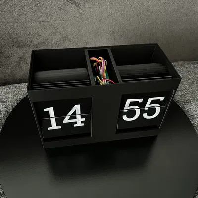 Đồng hồ Split Flap DIY: Tự làm đồng hồ lật số phong cách retro