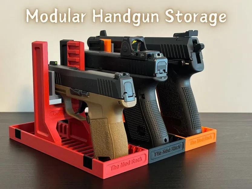 Chân đế két súng ngắn dạng mô-đun (Modular Handgun Safe Stands) - Image 1