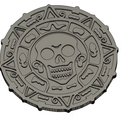 Đồng Xu Cướp Biển Disney Cruise - Mô Hình 3D Độc Đáo