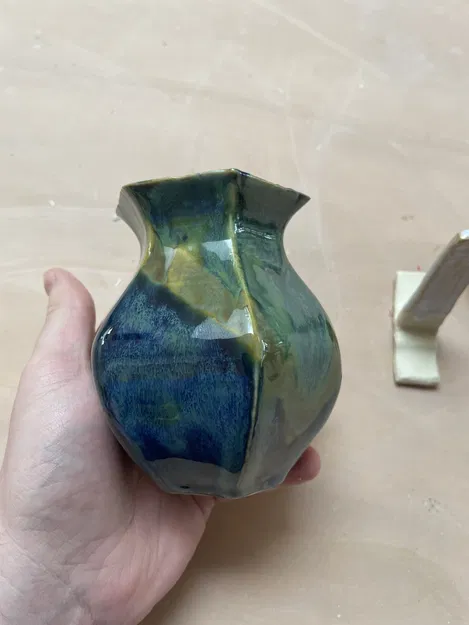 Bộ khuôn cho bình gốm lục giác nặn tay - Image 13