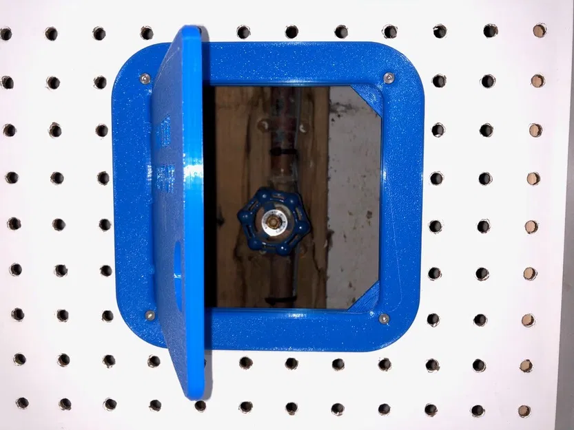 Cửa truy cập pegboard in liền khớp (Print-in-place pegboard access door) - Image 5