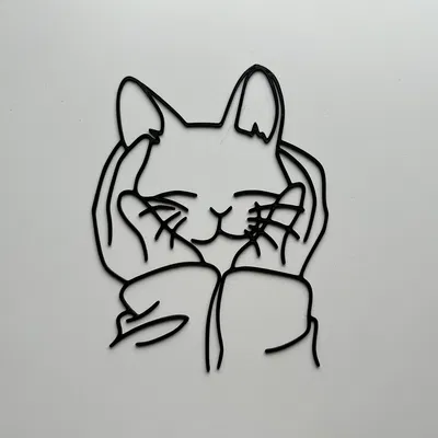 Tranh Dán Tường Hình Mèo Đáng Yêu - Trang Trí Nhà Cửa Độc Đáo