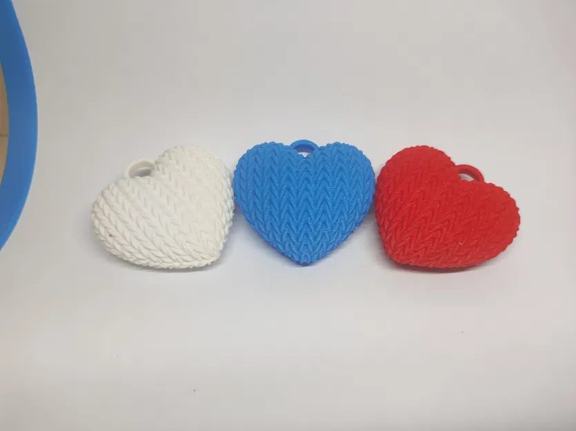 Móc Khóa Trái Tim Đan Len "I Love You" - Quà Tặng Valentine Độc Đáo - Image 6