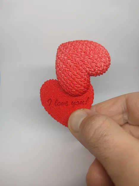 Móc Khóa Trái Tim Đan Len "I Love You" - Quà Tặng Valentine Độc Đáo - Image 19