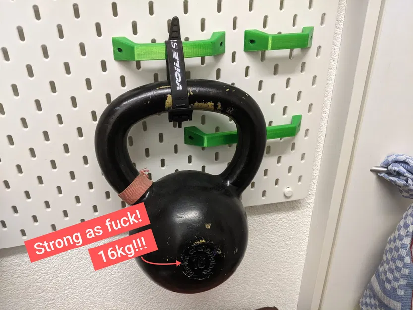 Móc treo đa năng siêu chắc Skadis Strong Universal Hanger cho IKEA SKÅDIS - Image 2