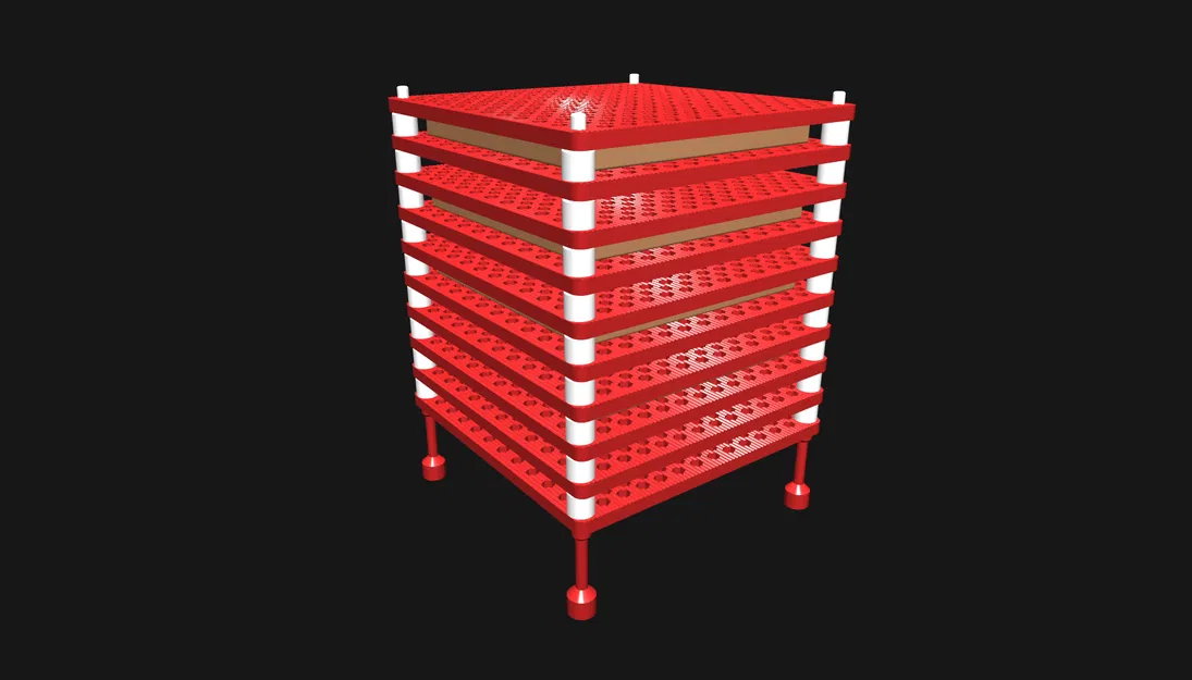 Gritty Grate: Bộ Ép & Sấy Khô Tile/Coaster Đất Sét (Prototype) - Image 2