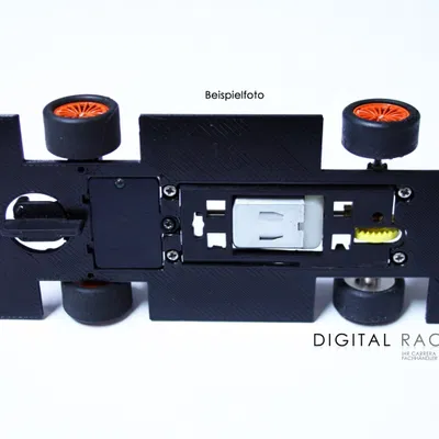 Chassis Slotcar Digital Carrera cho gạch lắp kiểu LEGO & Co.