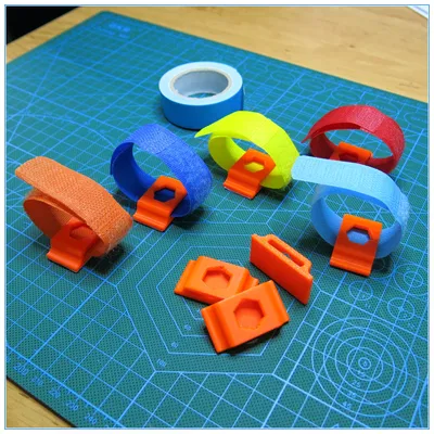 Velcro Clip (Kẹp dán Velcro cho dây cáp, gắn vít hoặc băng keo)