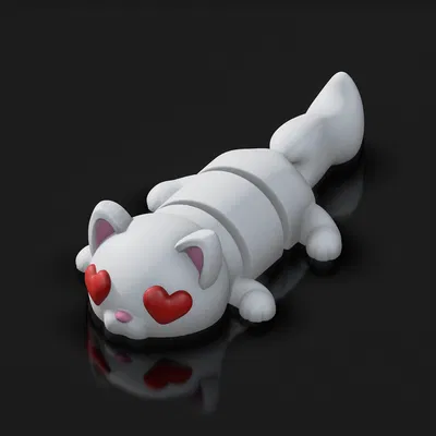 Mèo Valentine Khớp Nối (Articulated Valentine Cat)