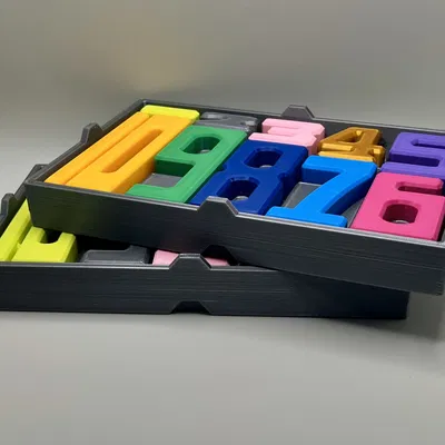 Bộ Khối Số Tỉ Lệ (1–10) + Hộp Lưu Trữ