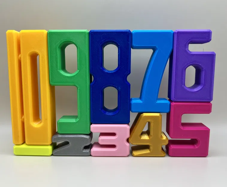 Bộ Khối Số Tỉ Lệ (1–10) + Hộp Lưu Trữ - Image 6