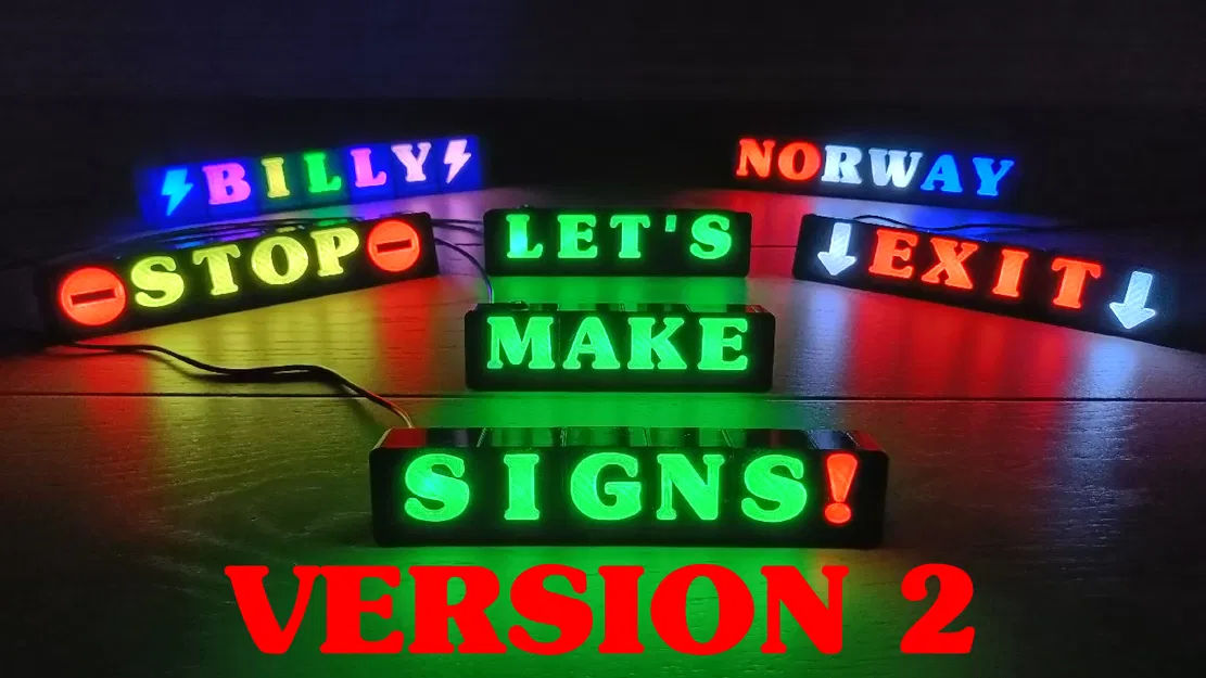 Bảng Chữ Modular RGB LED Sign Version 2 - Image 1