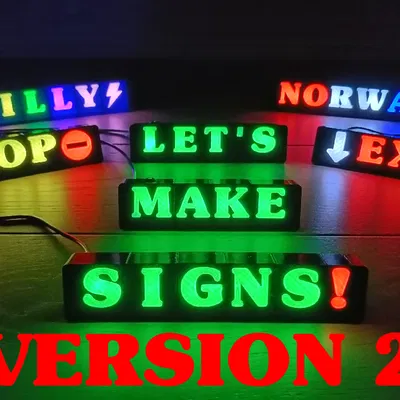 Bảng Chữ Modular RGB LED Sign Version 2