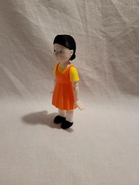 Mô Hình Búp Bê "1, 2, 3, Nổ!" Từ Squid Game Bằng Nhựa PLA - Image 3