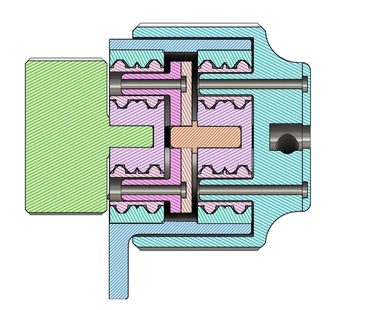 V2 Crayford Focuser Reducer 1:10 (Bộ giảm tốc 1:10 cho crayford focuser) - Image 2