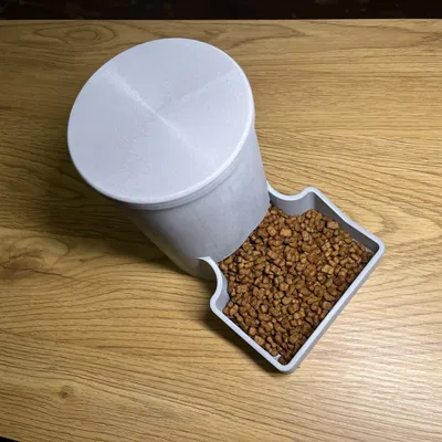 Khay Cho Thú Cưng Ăn Tự Động - Chiều Dài Thay Đổi