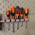 Ngàm/giá treo tua vít cho Ikea Skadis (Ikea Skadis Screwdriver mounts) - Thumbnail 1