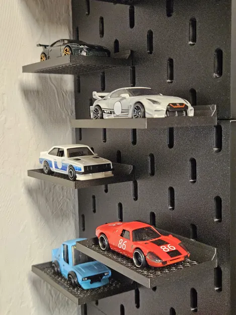 Skadis Hotwheel – Kệ trưng bày xe Hotwheel cho tường Ikea Skadis - Image 4