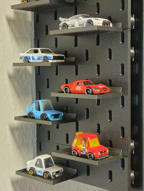 Skadis Hotwheel – Kệ trưng bày xe Hotwheel cho tường Ikea Skadis - Image 5