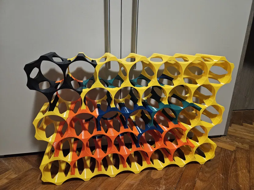 Kệ Chai Rượu Modular (Parametric) – by Pred - Image 1